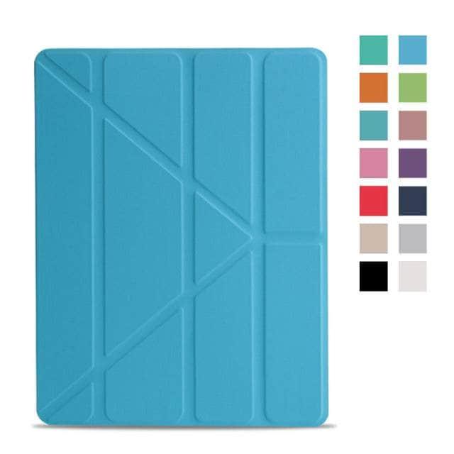 CaseBuddy Australia Casebuddy Light Blue / Air 5 2022 10.9 Silicone Soft iPad Air 5 Trifold Smart Cover