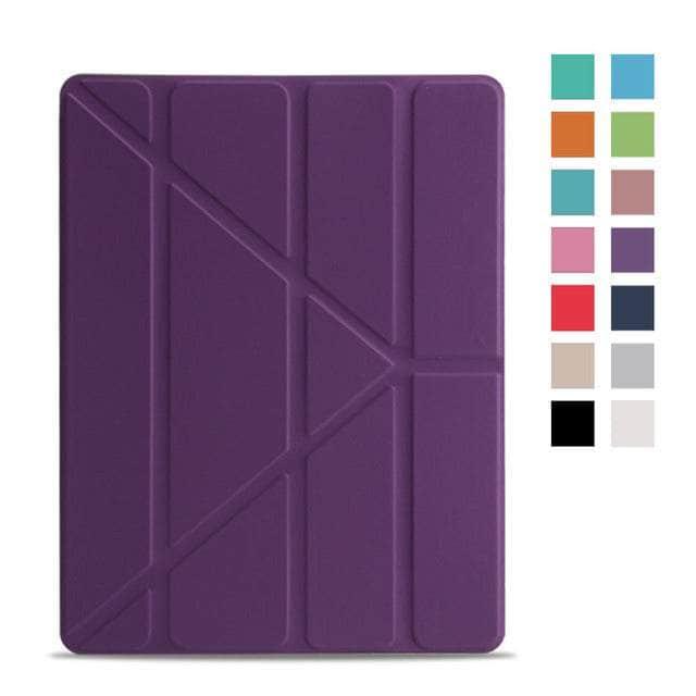 CaseBuddy Australia Casebuddy Purple / Air 5 2022 10.9 Silicone Soft iPad Air 5 Trifold Smart Cover