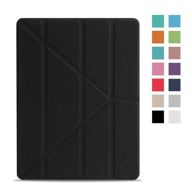 CaseBuddy Australia Casebuddy Black / Air 5 2022 10.9 Silicone Soft iPad Air 5 Trifold Smart Cover