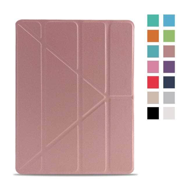 CaseBuddy Australia Casebuddy Rose Gold / Air 5 2022 10.9 Silicone Soft iPad Air 5 Trifold Smart Cover