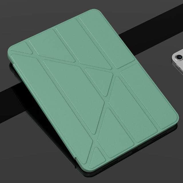 CaseBuddy Australia Casebuddy Dark Green / Air 5 2022 10.9 Silicone Soft iPad Air 5 Trifold Smart Cover