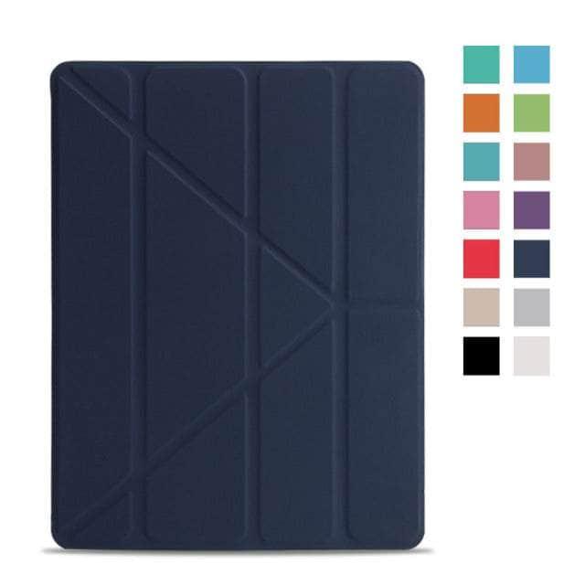 CaseBuddy Australia Casebuddy Dark Blue / Air 5 2022 10.9 Silicone Soft iPad Air 5 Trifold Smart Cover