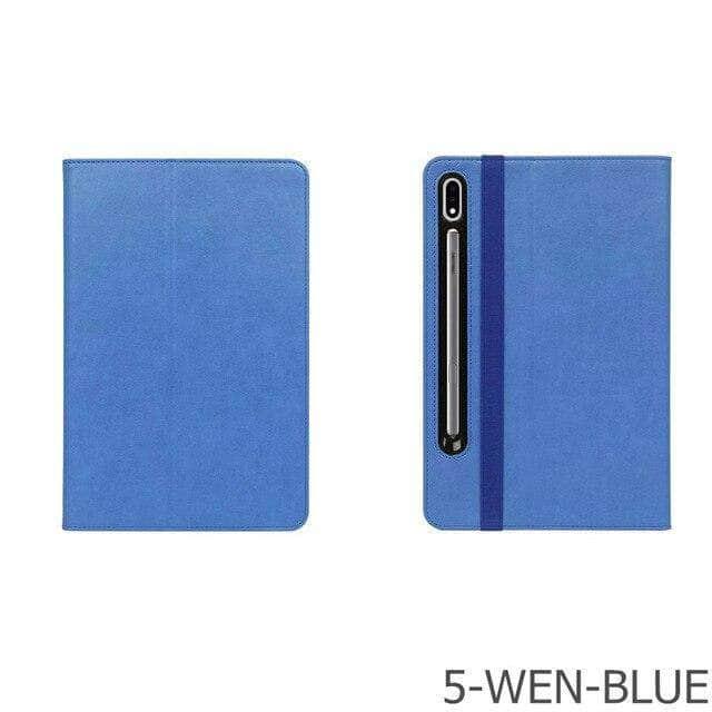 Slim Shell Case Galaxy Tab S7 Plus 12.4 T970 T975 Hand Holder - CaseBuddy