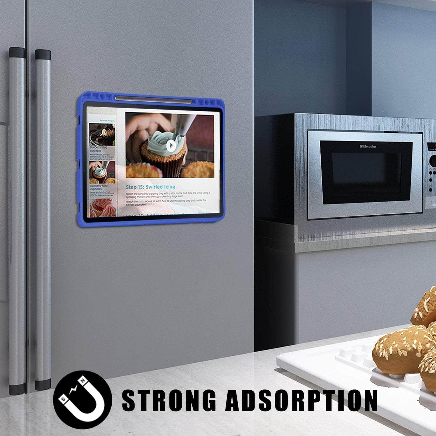 CaseBuddy Australia Casebuddy Smart Tri-Fold Tab S8 Ultra X906 Magnetic Adsorption Transformer Stand