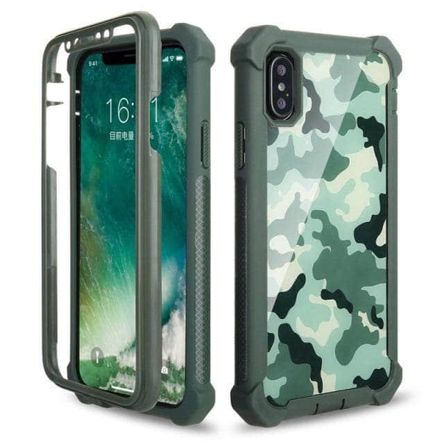 CaseBuddy Australia Casebuddy For iPhone 13Pro Max / ArmyGreen Phone Case Soft Silicone iPhone 13 Pro Max Shockproof Bumper
