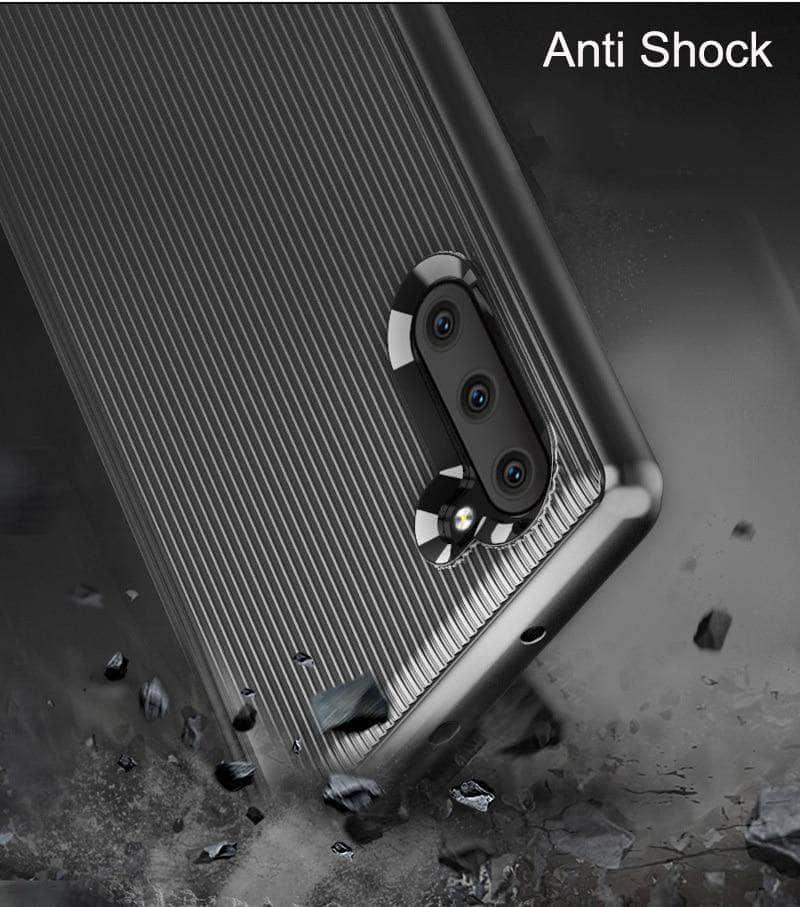 Strip Silicone Case Samsung Galaxy Note 10 Plus Protective Cover - CaseBuddy
