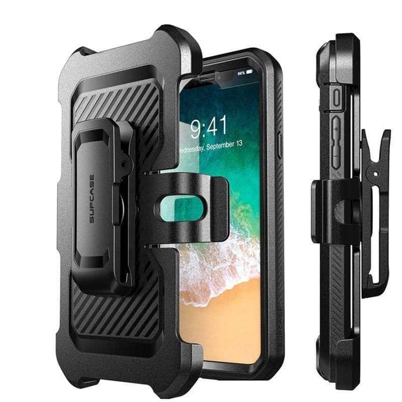 SUPCASE iPhone XS UB Pro Series Full-Body Rugged Holster Clip Cover - CaseBuddy