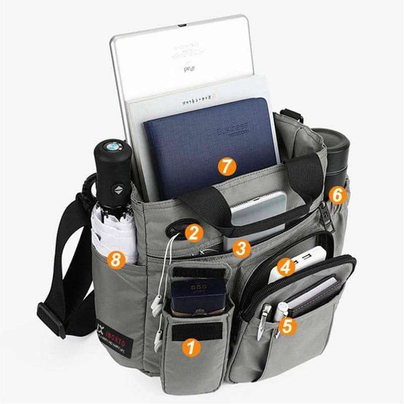 Tablet Shoulder Bag 13" Leisure Travel Messenger - CaseBuddy