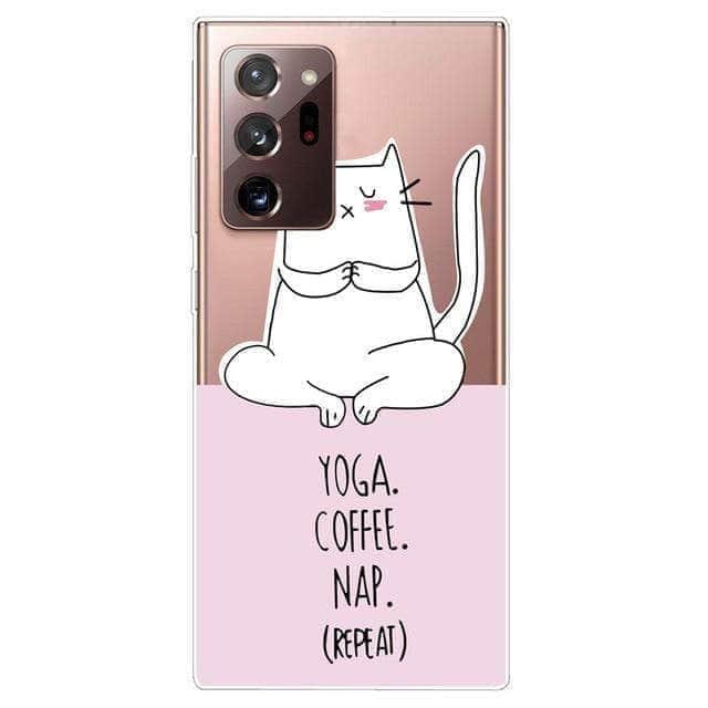 CaseBuddy Australia Casebuddy Themed Note 20 Ultra Transparent Soft TPU Silicone Case