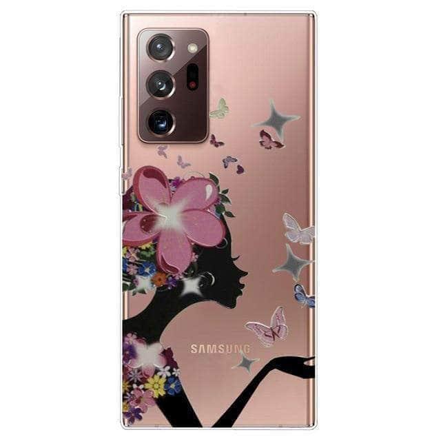 CaseBuddy Australia Casebuddy Themed Note 20 Ultra Transparent Soft TPU Silicone Case