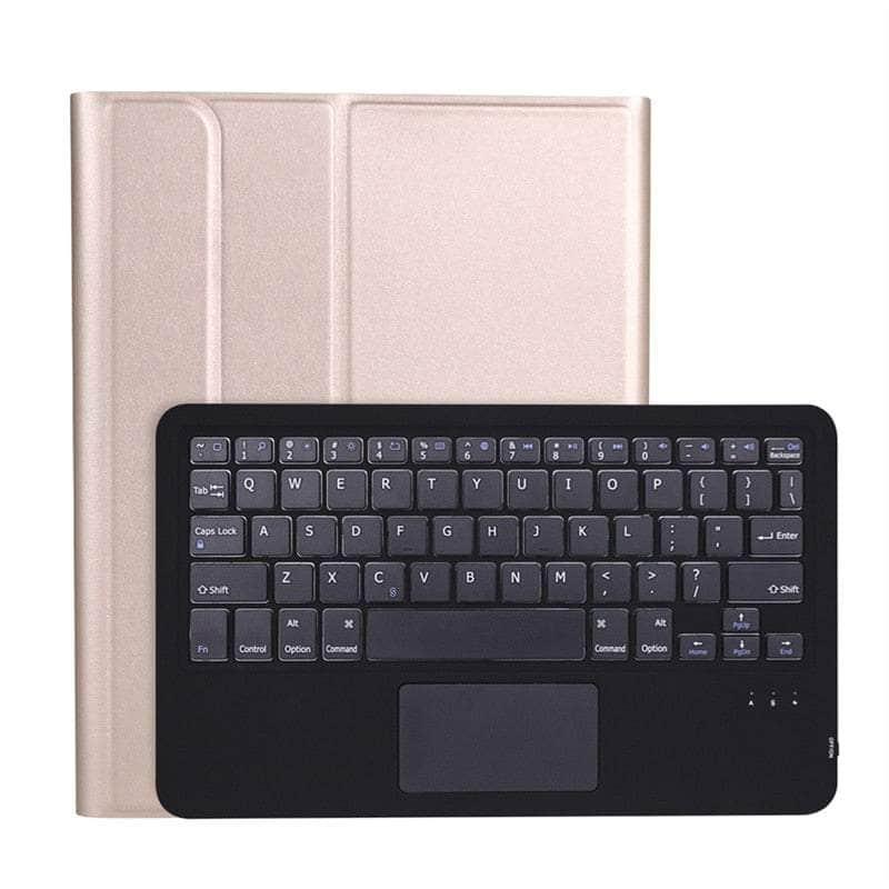 CaseBuddy Australia Casebuddy Gold keyboard case / iPad Air5 TouchPad Keyboard iPad Air 5 2022 Keyboard Case