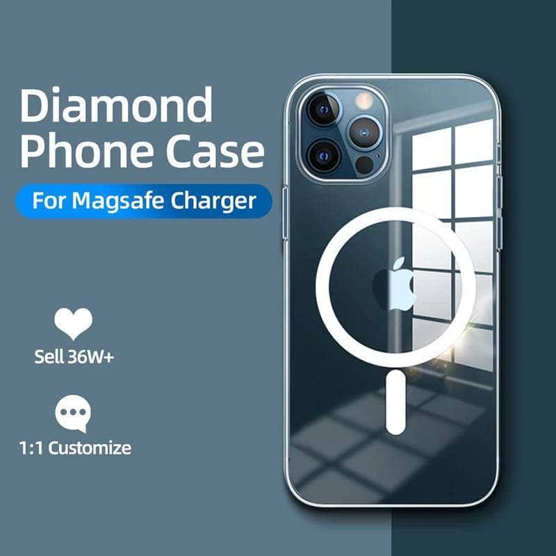 CaseBuddy Australia Casebuddy Transparent Magnetic iPhone 13 Mini Max Magsafe Cover