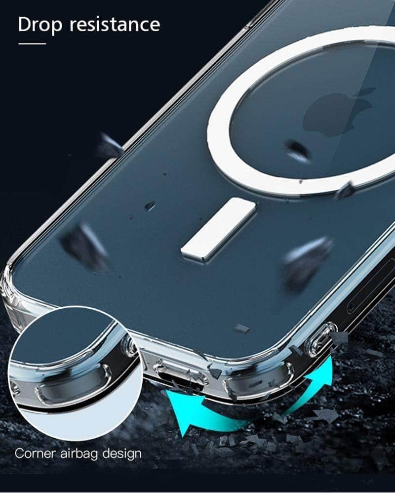CaseBuddy Australia Casebuddy Transparent Magnetic iPhone 13 Pro Magsafe Cover