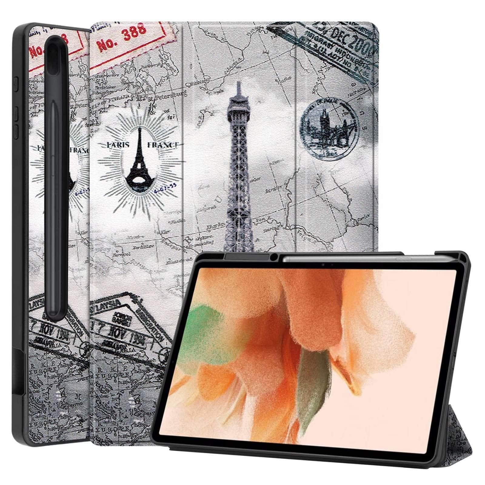 CaseBuddy Australia Casebuddy Ultra Lightweight Tri-Fold Stand Cover Galaxy Tab S7 Lite T730 T735