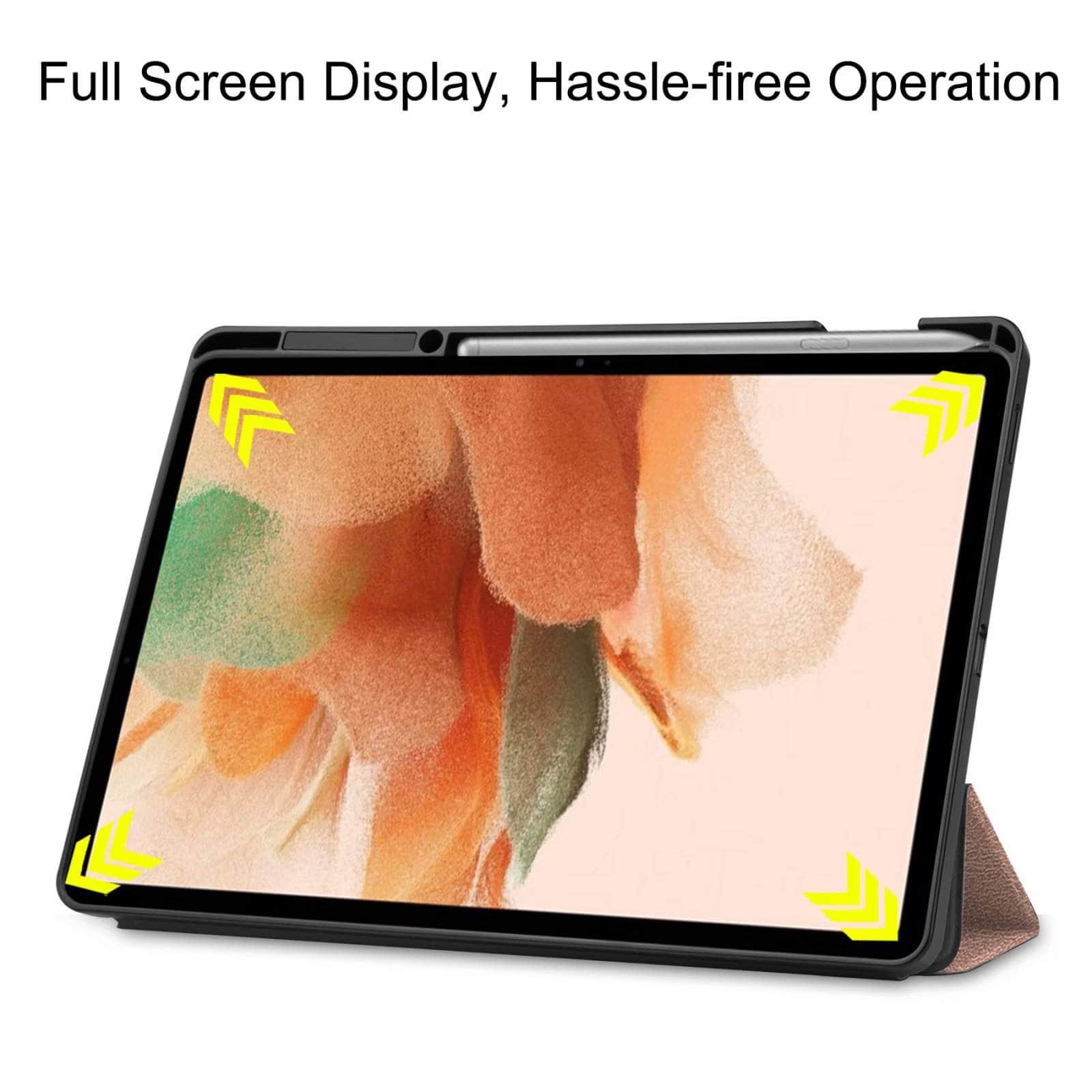 CaseBuddy Australia Casebuddy Ultra Lightweight Tri-Fold Stand Cover Galaxy Tab S7 Lite T730 T735
