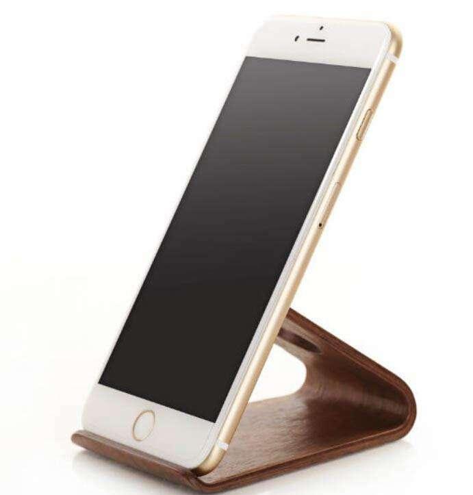 Universal Birch Wood Mobile Phone Stand - CaseBuddy Australia