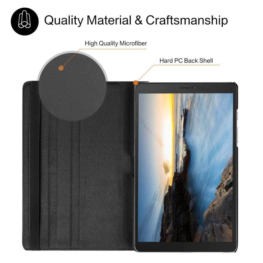 Walkers 2019 Released Samsung Galaxy Tab A 8.0 Tablet Slim PU Rotating Cover SM-T290 T295 T297