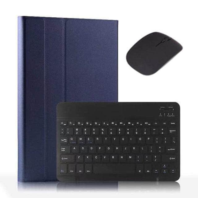 CaseBuddy Australia Casebuddy blue key case mouse / English Wireless Keyboard Galaxy Tab A7 Lite 2021 T220 T225 Cover