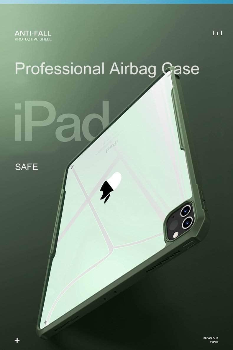XUNDD iPad Pro 11 12.9 (2020) Transparent Protective Tablet Cover With Airbag Bumper Kids Safe - CaseBuddy