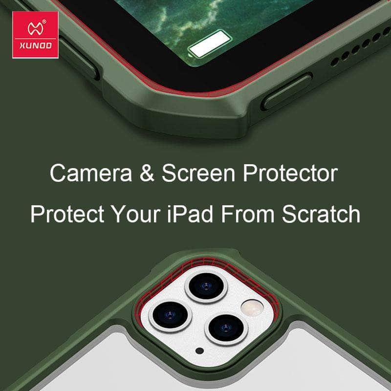 XUNDD iPad Pro 11 12.9 (2020) Transparent Protective Tablet Cover With Airbag Bumper Kids Safe - CaseBuddy