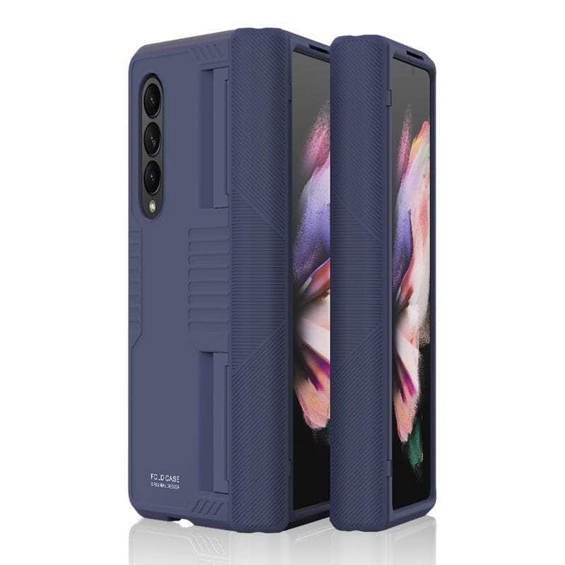 CaseBuddy Australia Dark Blue / for Galaxy Z Fold 3 Z Fold 3  Hinge Case Armor Shockproof Cover