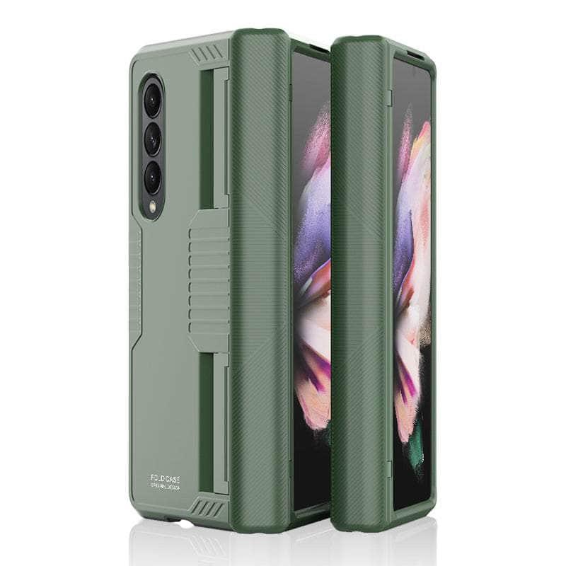CaseBuddy Australia Green / for Galaxy Z Fold 3 Z Fold 3  Hinge Case Armor Shockproof Cover